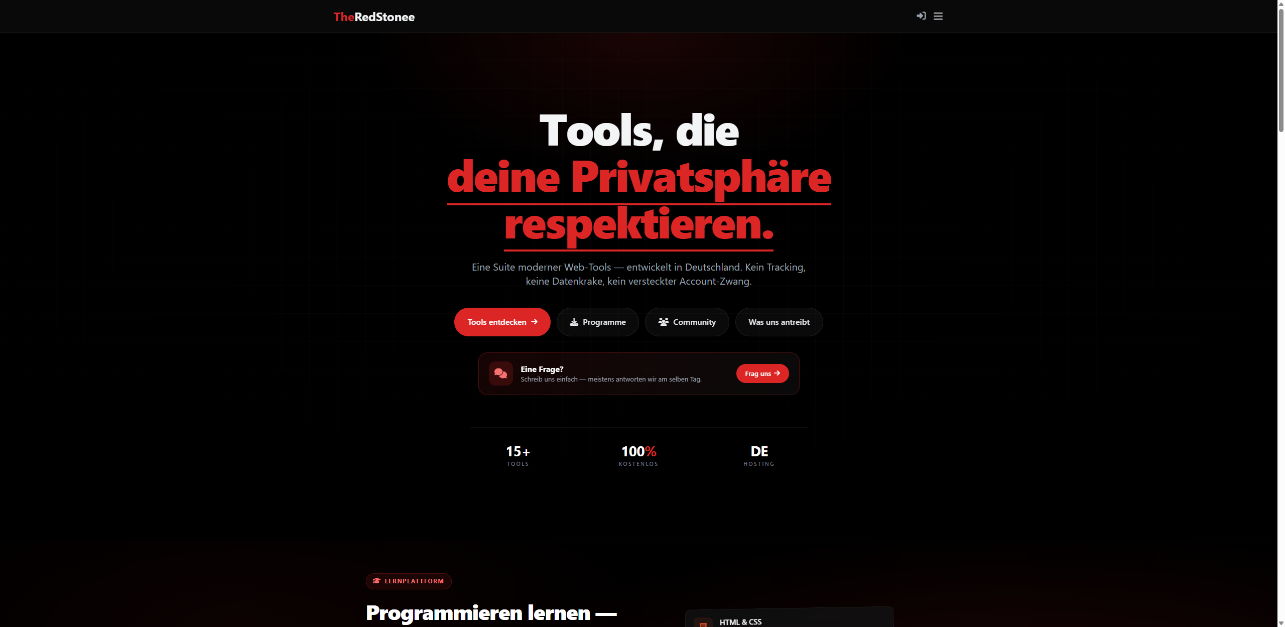 TheRedStonee homepage